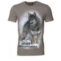 Koszulka męska bawełniana Wolf Mountains