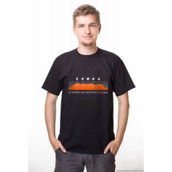Koszulka męska LUBIĘ TATRY - pomarańczowe góry