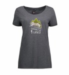 Koszulka damska Podróżnicy na 4 łapach szara