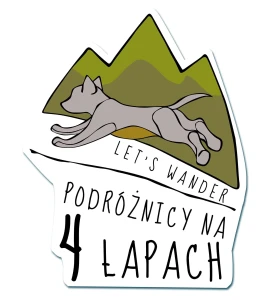 Naklejka na samochód podróznicy na 4 łapach