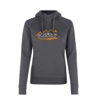 Bluza z kapturem damska W GÓRACH grafitowa ID 0637 