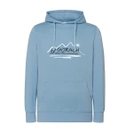 Bluza z kapturem damska W GÓRACH niebieska