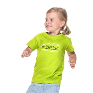 Koszulka dziecięca W GÓRAH limonka HEAVY 170