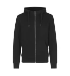 Bluza męska z kapturem rozpinana CORE NO. ID 0638 czarna