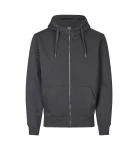 Bluza męska z kapturem rozpinana CORE NO. ID 0638 grafit
