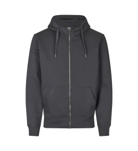 Bluza męska z kapturem rozpinana CORE NO. ID 0638 grafit