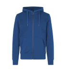 Bluza męska z kapturem rozpinana CORE NO. ID 0638 niebieska