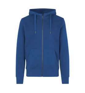 Bluza męska z kapturem rozpinana CORE NO. ID 0638 niebieska