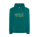 Bluza z kapturem W GÓRACH zielona JHK