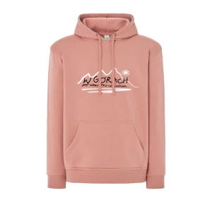 Bluza z kapturem W GÓRACH pink vintage JHK