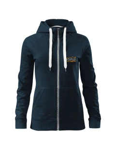 Bluza rozpinana damska W GÓRACH granatowa