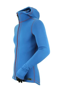 Bluza z kapturem i łapkami rozpinana Power Stretch Pro 080080